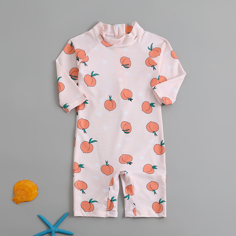 Children's Swimsuit, Boy's One-Piece, Cute Baby Swimsuit for Small and Medium-Sized Children, Women's Sun Protection Quick-Drying Cross-Border Swimsuit Amazon