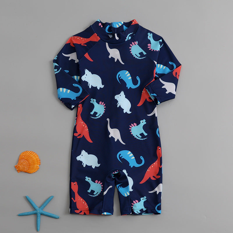 Children's Swimsuit, Boy's One-Piece, Cute Baby Swimsuit for Small and Medium-Sized Children, Women's Sun Protection Quick-Drying Cross-Border Swimsuit Amazon