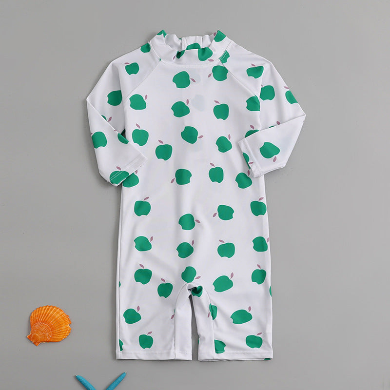 Children's Swimsuit, Boy's One-Piece, Cute Baby Swimsuit for Small and Medium-Sized Children, Women's Sun Protection Quick-Drying Cross-Border Swimsuit Amazon