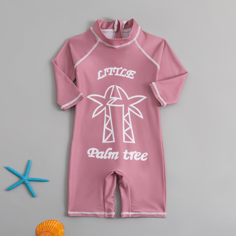 Children's Swimsuit, Boy's One-Piece, Cute Baby Swimsuit for Small and Medium-Sized Children, Women's Sun Protection Quick-Drying Cross-Border Swimsuit Amazon