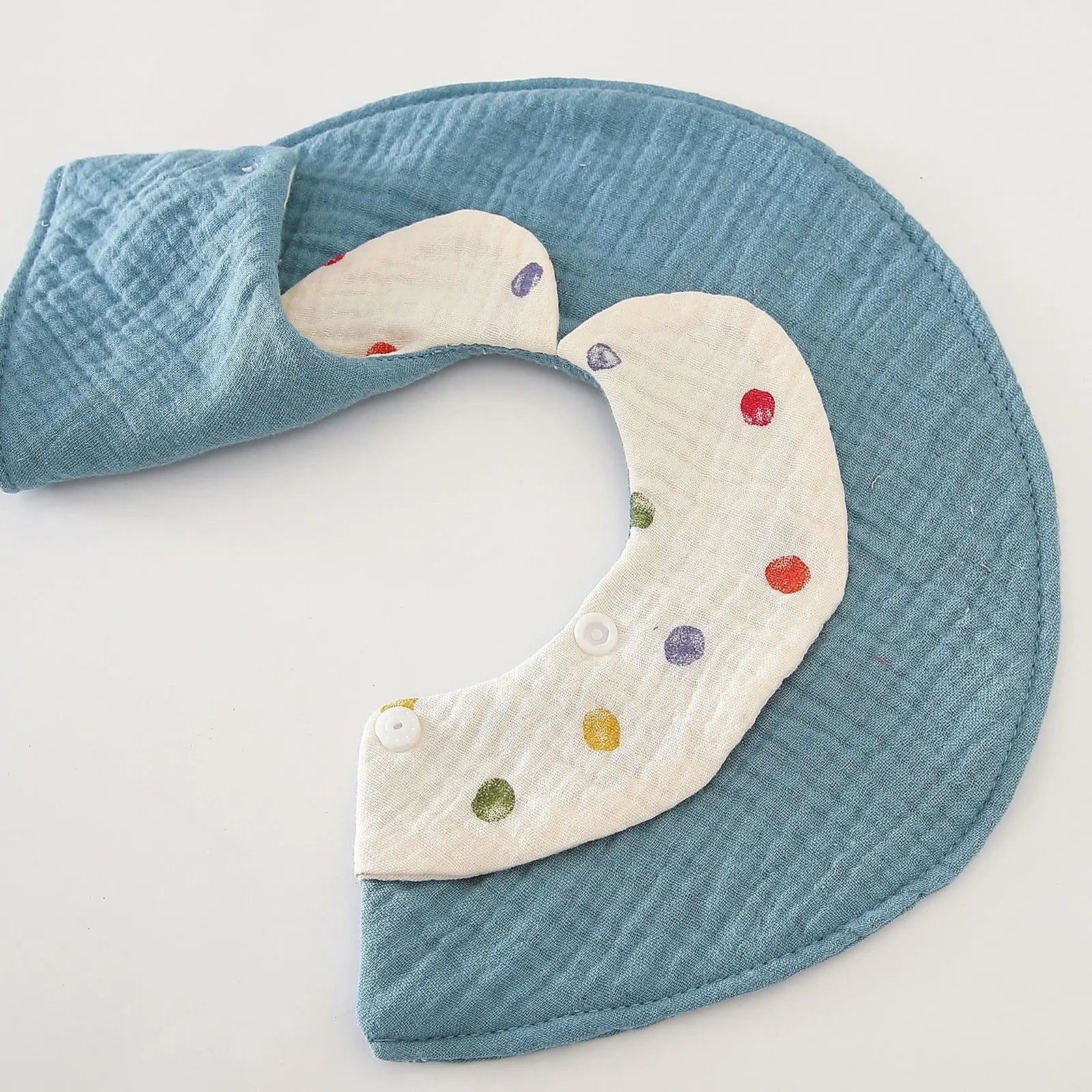 Cotton Baby Bibs 6 Layer Gauze Saliva Towel Baby Burp Cloths for Newborn Girls Adjustable Bibs for Newborn Baby Items