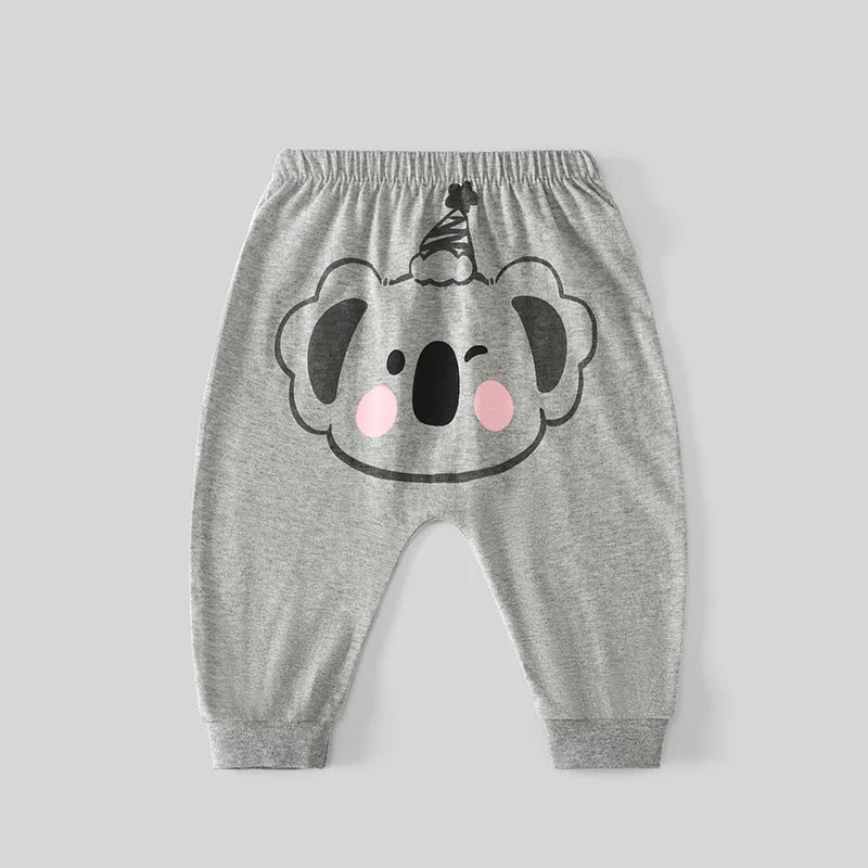 Baby Pants Spring Summer Harem Trousers Baby Boys Girls Big PP Pant Cotton Pants