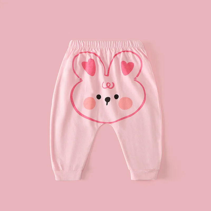 Baby Pants Spring Summer Harem Trousers Baby Boys Girls Big PP Pant Cotton Pants