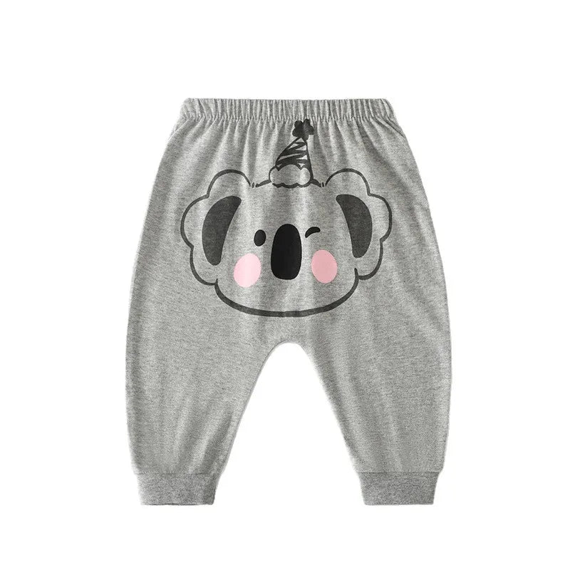 Baby Pants Spring Summer Harem Trousers Baby Boys Girls Big PP Pant Cotton Pants