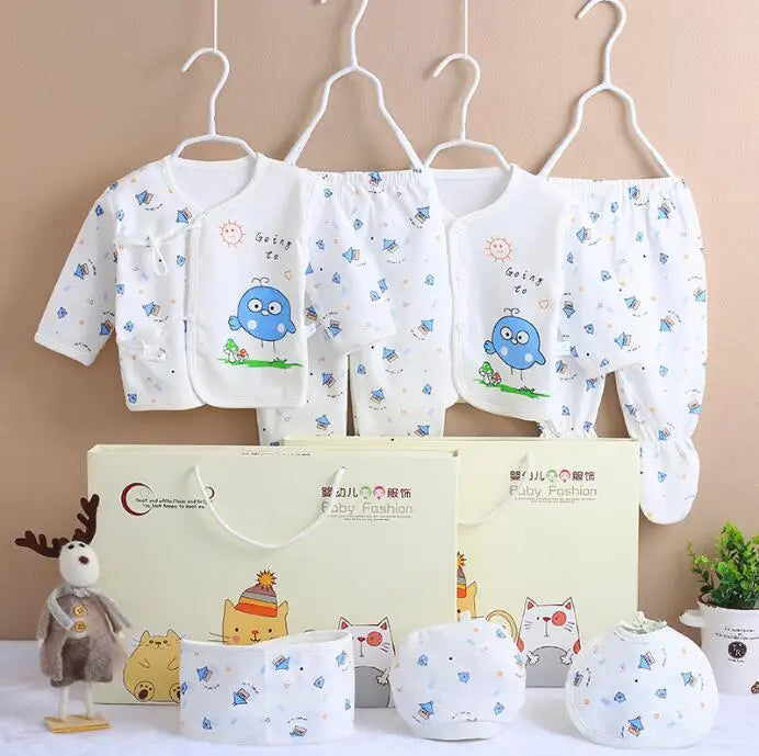 0-3 Months Infant Clothing Set Cotton Newborn Boys Baby for Girls Print Girl Suits