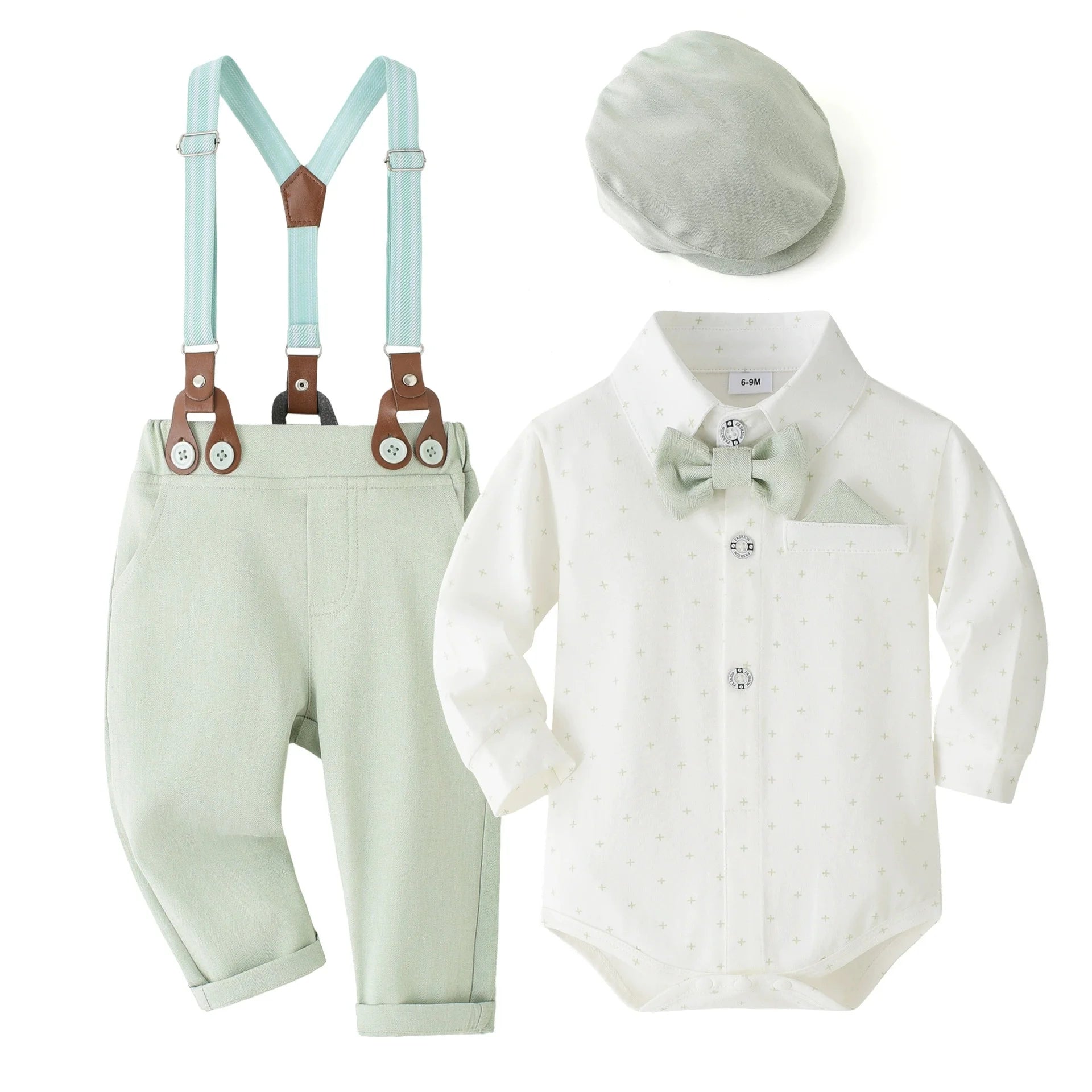 Baby Boy Clothes 0-24M Baby Boy Suits 4pcs infants Boys Baptism Easter Outfits  Christmas Clothes новорожденных одежда для