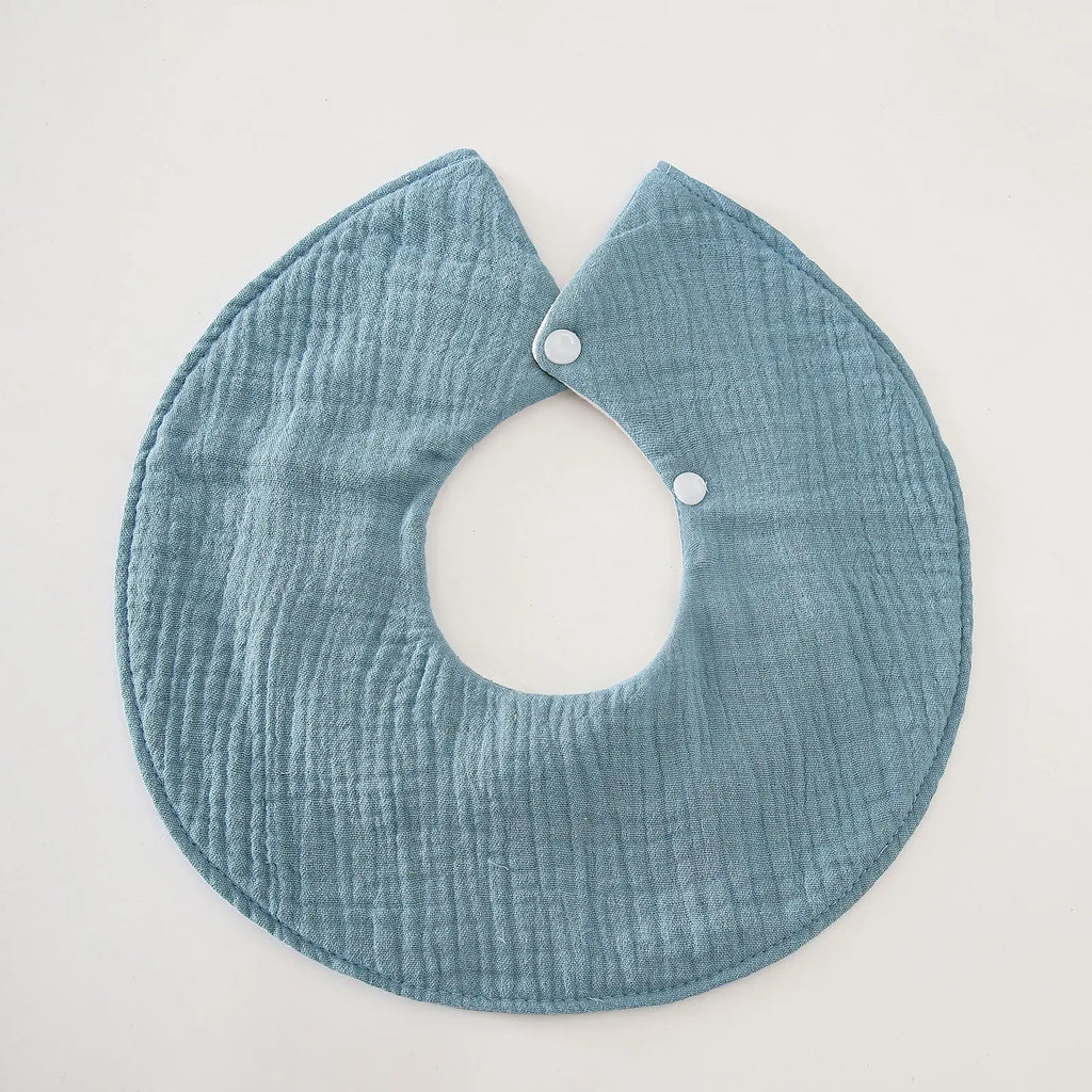Cotton Baby Bibs 6 Layer Gauze Saliva Towel Baby Burp Cloths for Newborn Girls Adjustable Bibs for Newborn Baby Items