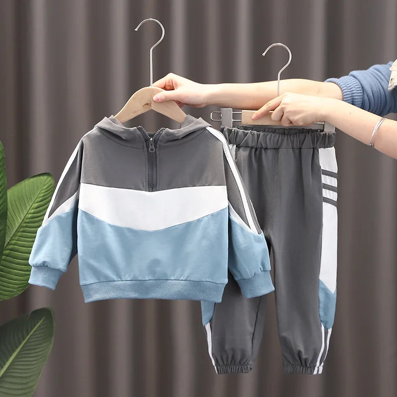 Toddler Baby Boys girl Clothes Set spring autumn corduroy Cartoon Clothing Sets Boys Hoodies Jacket And Pants Kids Suit 0-5Y