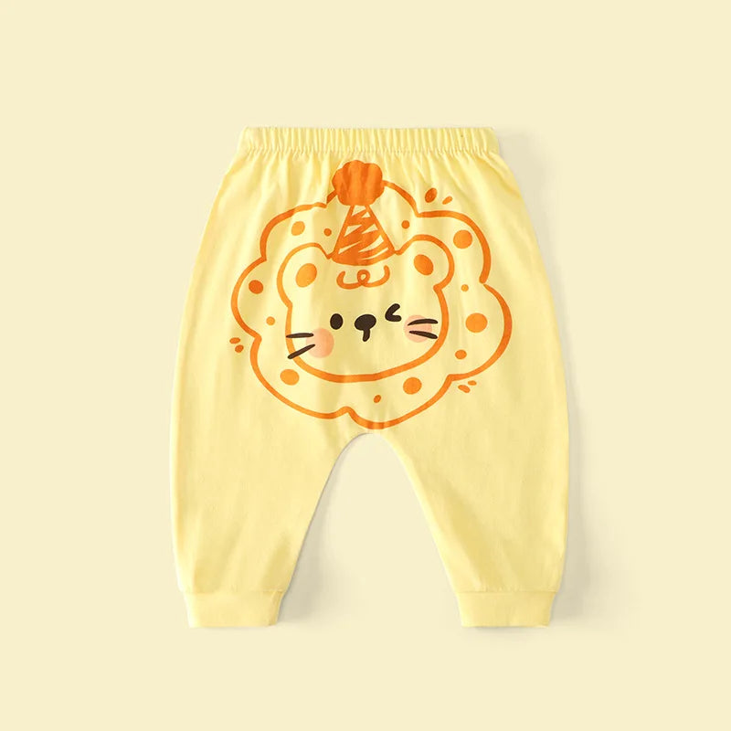 Baby Pants Spring Summer Harem Trousers Baby Boys Girls Big PP Pant Cotton Pants