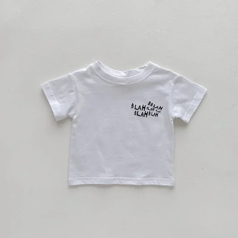 0-3 Years Toddler Baby Boy Clothes Sets Summer Short Sleeve Baby Tops Tee Overall Pants Casual Baby Girl Outfits Clothing
