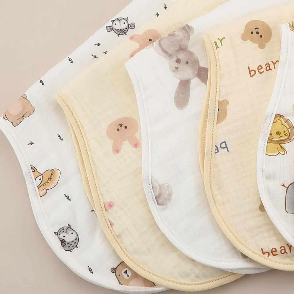 Summer Baby Burping Cloth Bandana Cotton Newborn Clap Towel Soft Shoulder Pad Reusable Absorbent Infant Stuff For Girl Boy Bibs