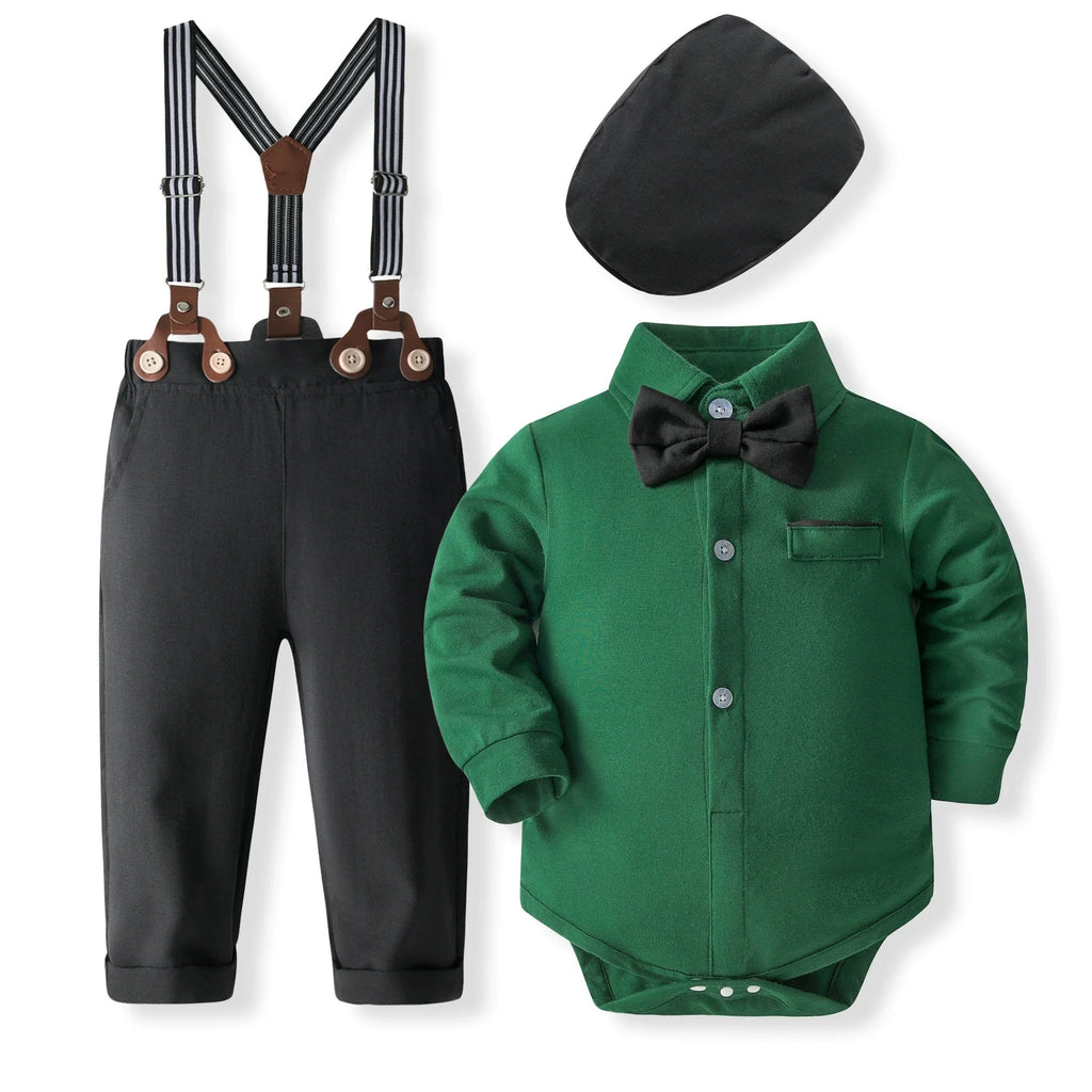 Baby Boy Clothes 0-24M Baby Boy Suits 4pcs infants Boys Baptism Easter Outfits  Christmas Clothes новорожденных одежда для