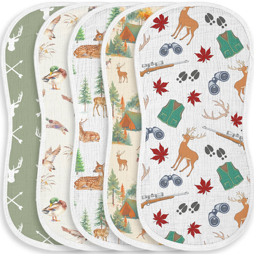 6/5/4Pcs Baby Burp Cloths Baseball Print Soft Cotton Newborn Bibs Absorbent Burpies For Infant Boy Girl Sports Theme Baby Shower