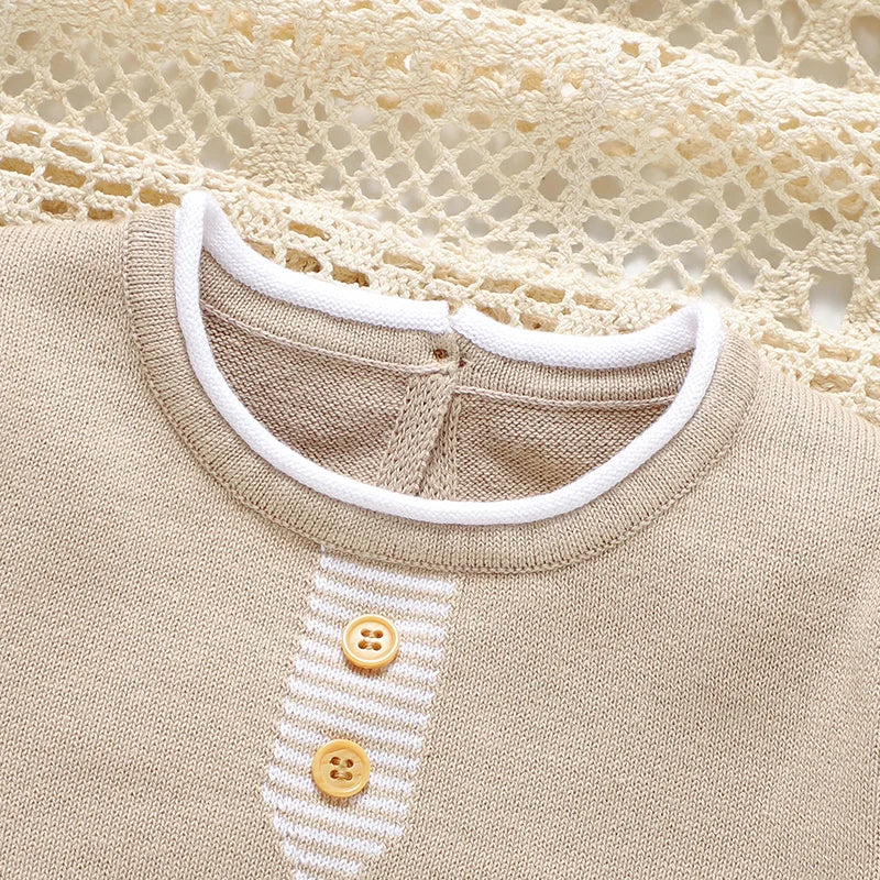 Baby Boys Clothes Sets Summer Cotton Knitted Short Sleeve T-Shirts+Shorts Newborn Infantil Tracksuits 0-18m Toddler Outfits 2pcs