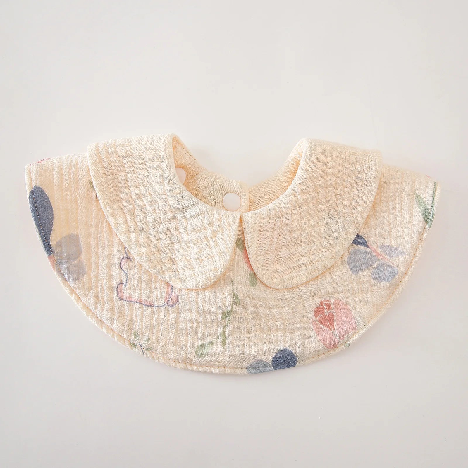Cotton Baby Bibs 6 Layer Gauze Saliva Towel Baby Burp Cloths for Newborn Girls Adjustable Bibs for Newborn Baby Items