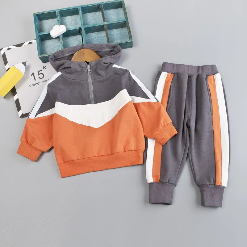Toddler Baby Boys girl Clothes Set spring autumn corduroy Cartoon Clothing Sets Boys Hoodies Jacket And Pants Kids Suit 0-5Y