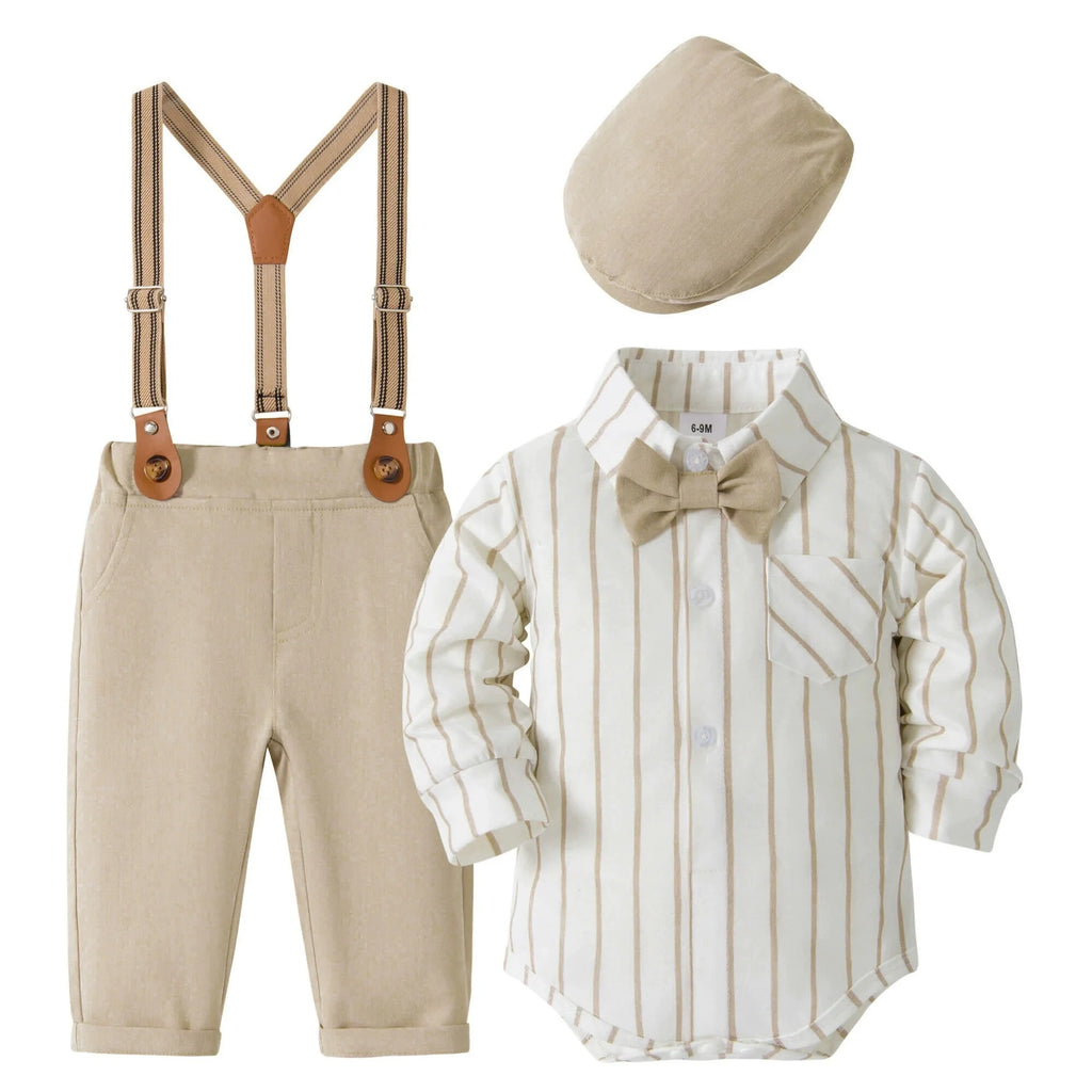 Baby Boy Clothes 0-24M Baby Boy Suits 4pcs infants Boys Baptism Easter Outfits  Christmas Clothes новорожденных одежда для