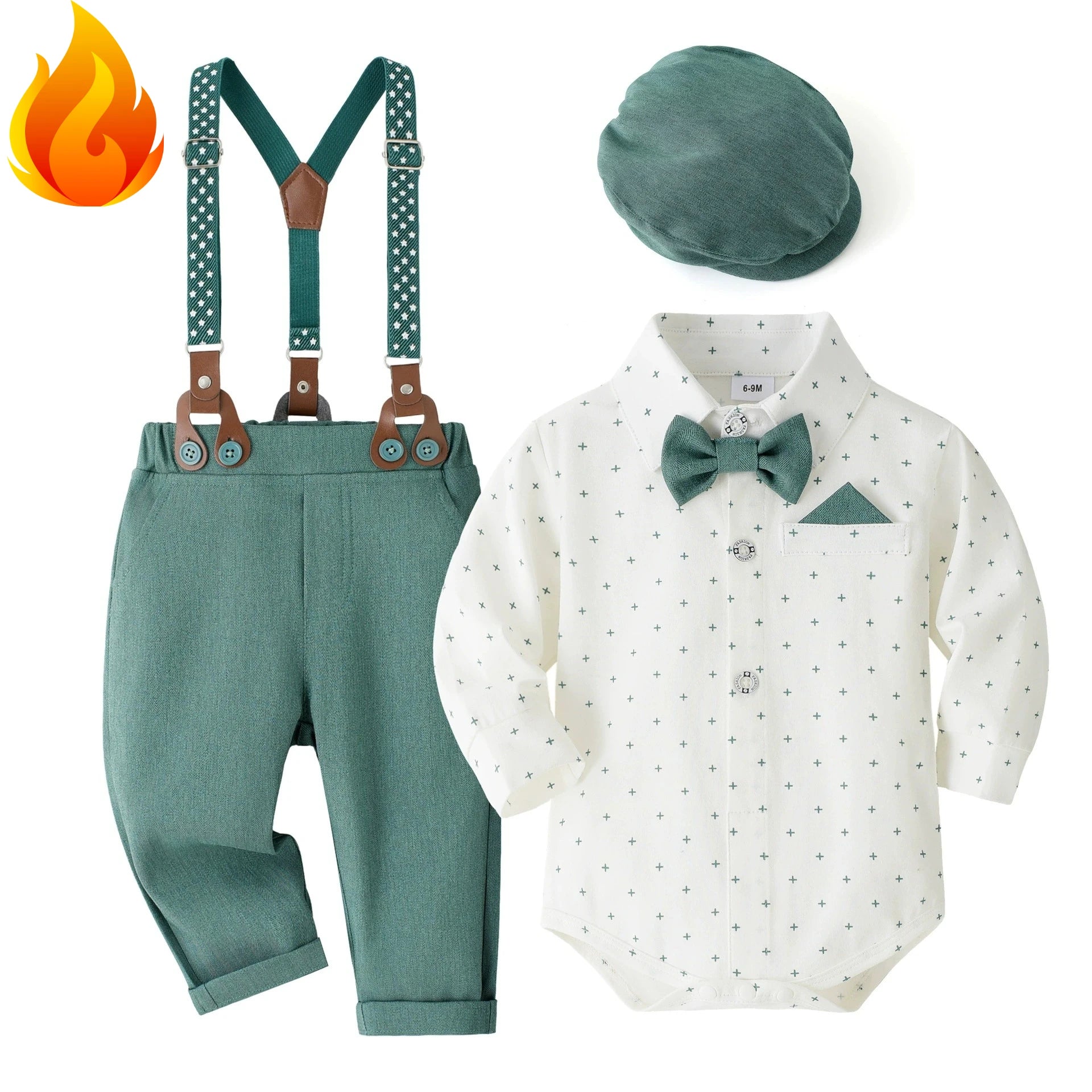 Baby Boy Clothes 0-24M Baby Boy Suits 4pcs infants Boys Baptism Easter Outfits  Christmas Clothes новорожденных одежда для