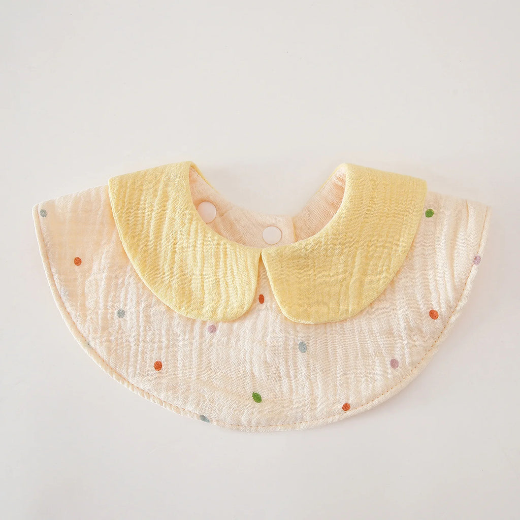 Cotton Baby Bibs 6 Layer Gauze Saliva Towel Baby Burp Cloths for Newborn Girls Adjustable Bibs for Newborn Baby Items