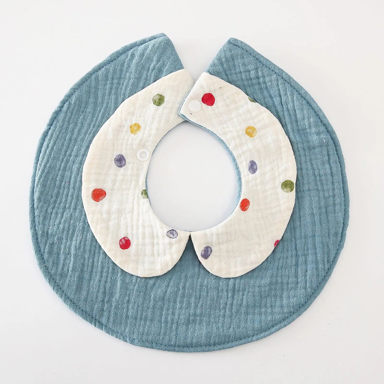 Cotton Baby Bibs 6 Layer Gauze Saliva Towel Baby Burp Cloths for Newborn Girls Adjustable Bibs for Newborn Baby Items