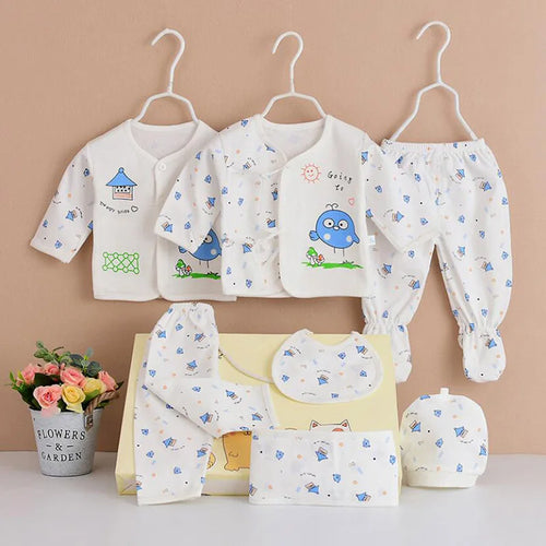 0-3 Months Infant Clothing Set Cotton Newborn Boys Baby for Girls Print Girl Suits