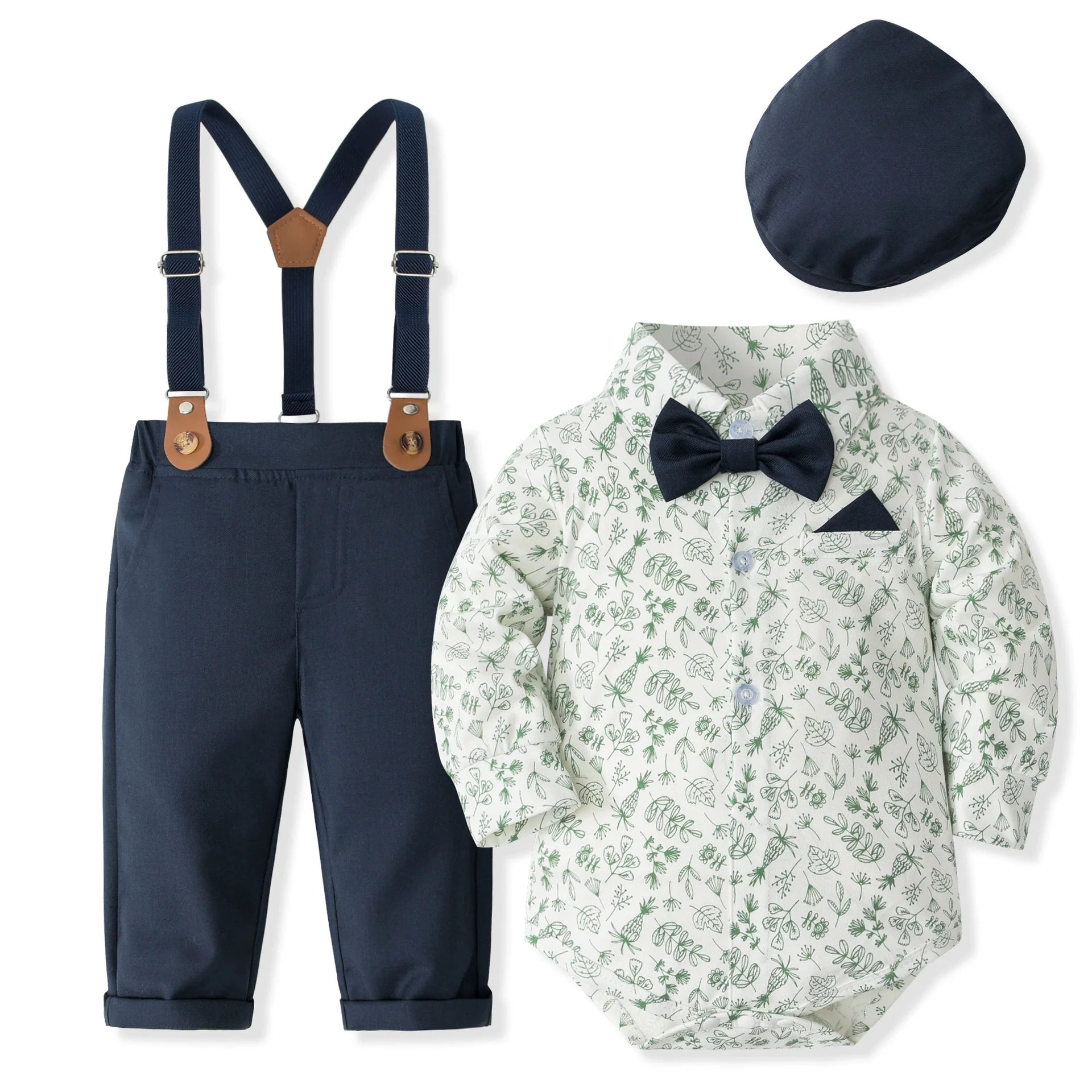Baby Boy Clothes 0-24M Baby Boy Suits 4pcs infants Boys Baptism Easter Outfits  Christmas Clothes новорожденных одежда для
