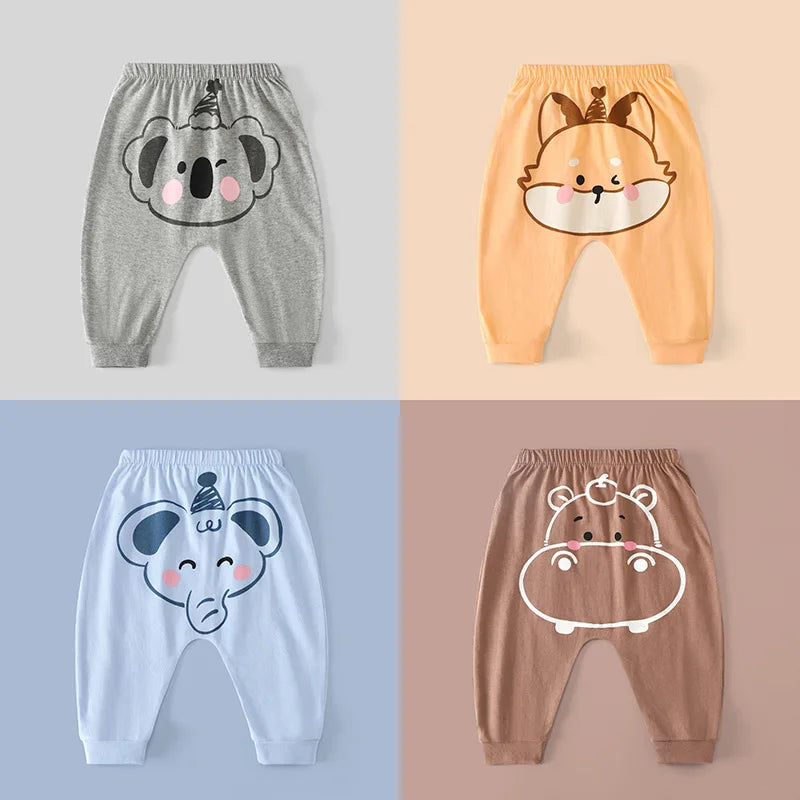 Baby Pants Spring Summer Harem Trousers Baby Boys Girls Big PP Pant Cotton Pants