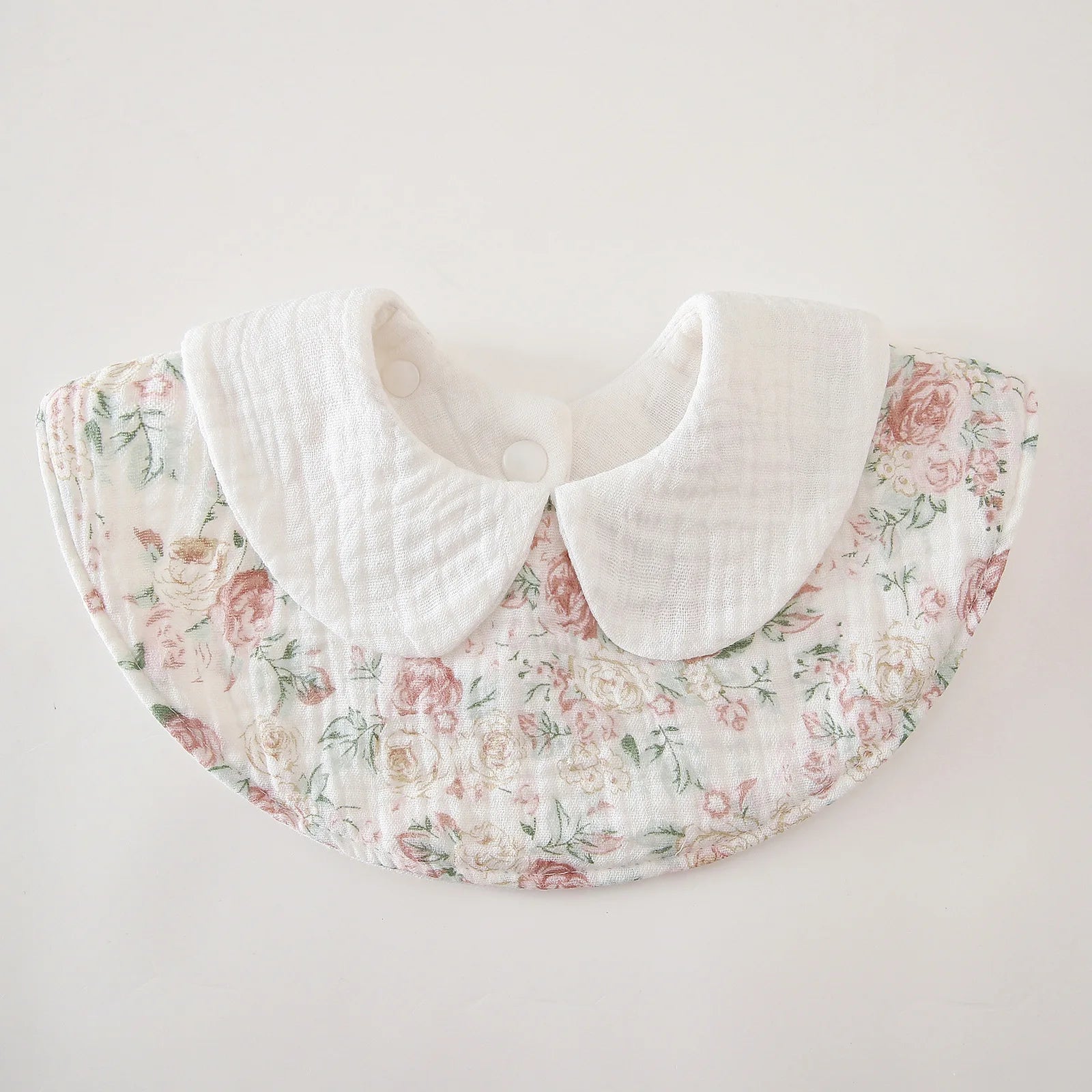 Cotton Baby Bibs 6 Layer Gauze Saliva Towel Baby Burp Cloths for Newborn Girls Adjustable Bibs for Newborn Baby Items